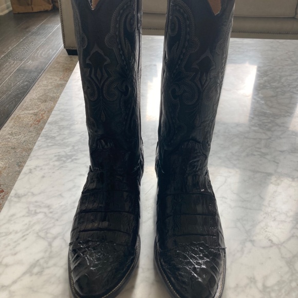 Men’s Handmade Luxury Cowboy Boots Sz 12 main image 5